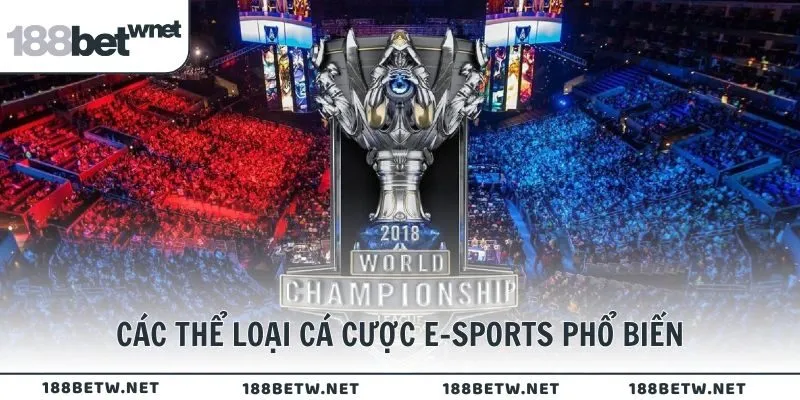 Các thể loại kèo cá cược e-sports phổ biến