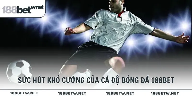 Sức hút khó cưỡng của cá độ bóng đá 188BET